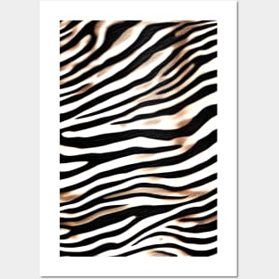 Zebra hide pattern Posters and Art